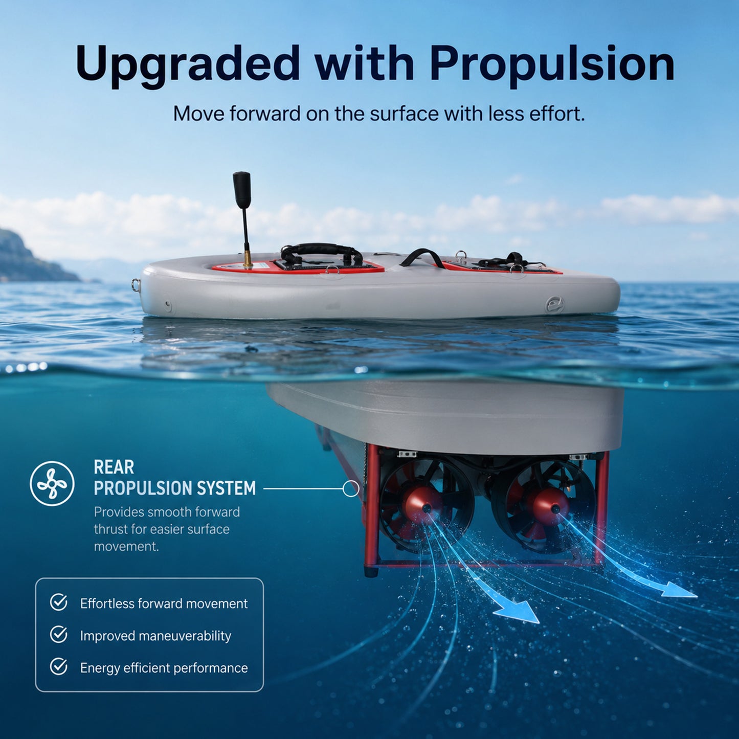 AQUAROBO DPS Diver Propulsion System, Diving Support Platform