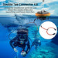 Aquarobo Dive Systems Accessory Upgrade Metal Tee Tube,Y-type separation tube, diving snorkel separation tube (double divers mode or single diver BCD mode)