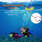 Aquarobo Dive Systems Accessory Upgrade Metal Tee Tube,Y-type separation tube, diving snorkel separation tube (double divers mode or single diver BCD mode)