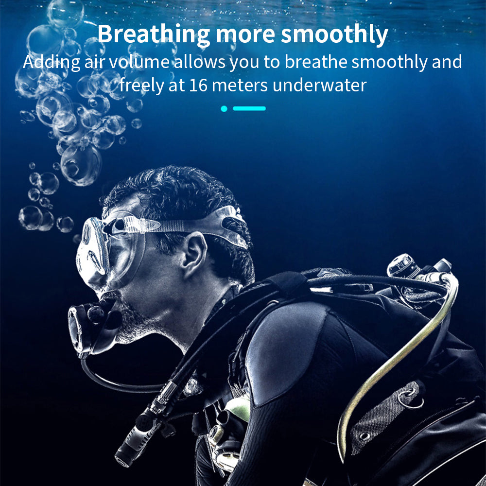 AQUAROBO-619 Scuba Diving Ventilator,Diving Ventilator, Portable Rechargeable Scuba Tanks Diving System(4~5 Hours)