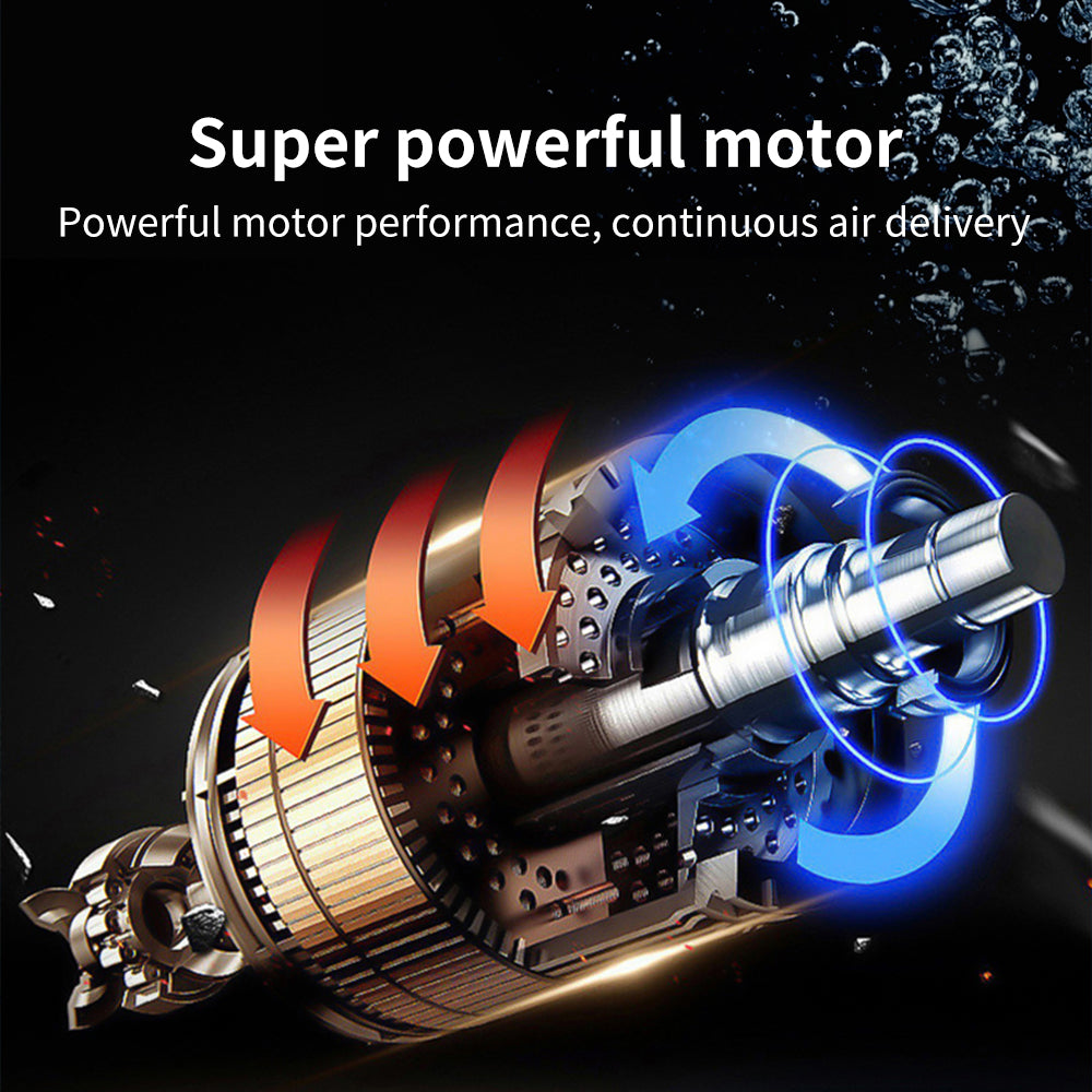 AQUAROBO 519 Scuba Diving Ventilator,Diving Ventilator, Portable Rechargeable Scuba Diving Tank, Waterproof Air Compressor with 49 ft Hose & Diving Breathing Regulator Octopus Hookah with Mouthpiece（3~6Hours）